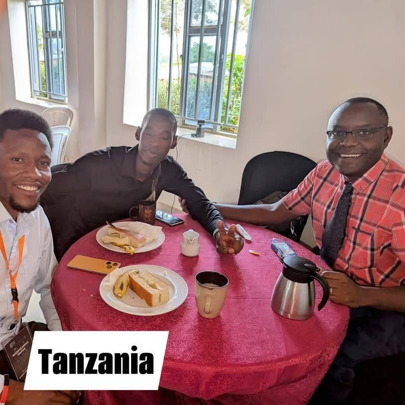 Fellowship meal in Tanzania